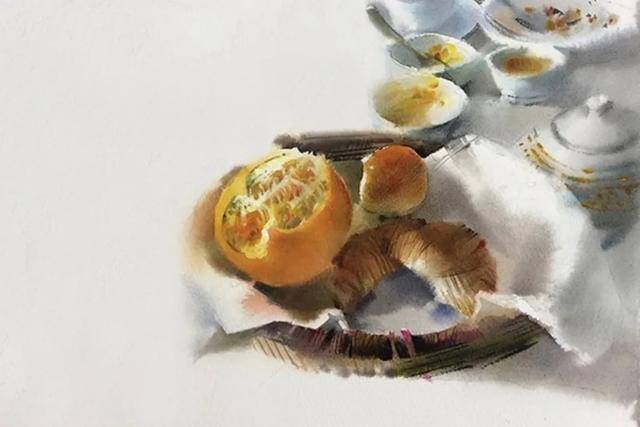 美术学院$城市人物水彩画│城市在她的笔下,充斥着温馨和随意