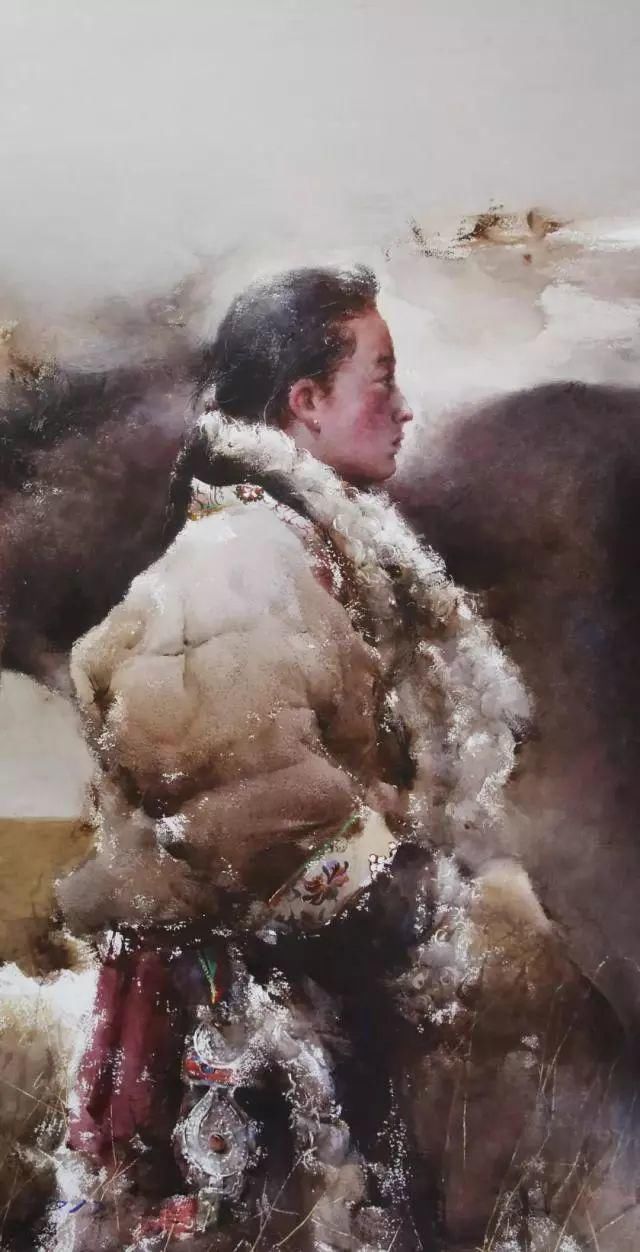  极致|中国水彩：大笔触画出霸屏水彩，光感够绝，极致东方的美！