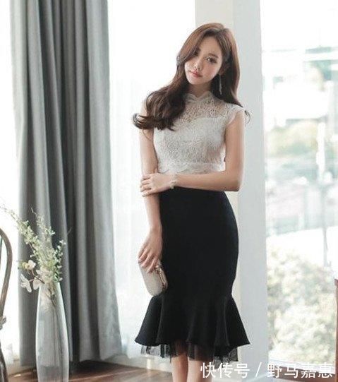 穿搭 美女模特: 穿搭靓丽的紧身裙美女, 彰显出女神魅力!