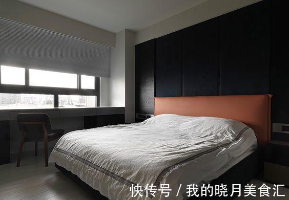 书桌|现在不流行床头柜了!在床后打排柜子,向外延伸还能多做个书桌