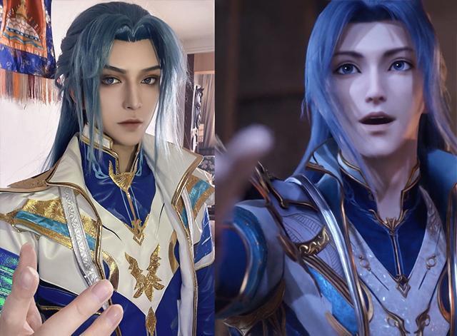 神级|斗罗大陆中神级cos,千仞雪气质绝佳,小舞“蓝色指甲”很怪异