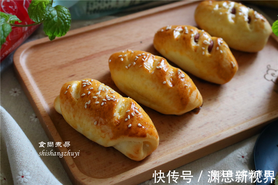微波炉|此款面包要收好，简单卷一卷，层次分明，香软可口，在家做方便