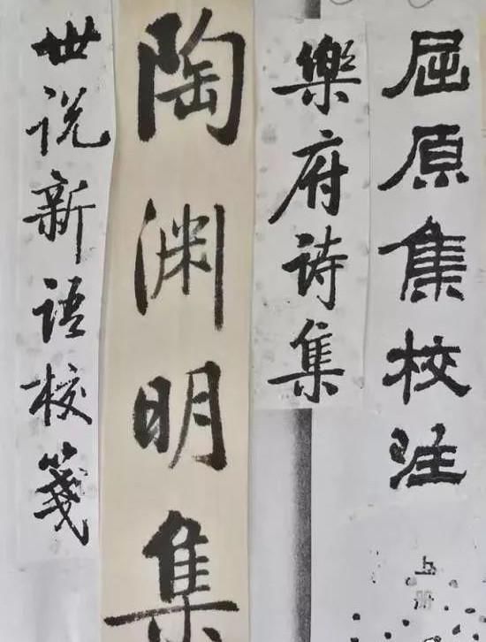 书体！启功的这些题签真精彩，这才是他的最高水平，笔笔惊艳，字字精到