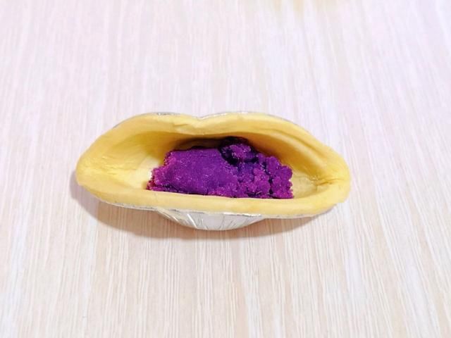 烤箱|用蛋挞皮做好吃的紫薯酥,简单好做的小甜品,孩子很喜欢吃