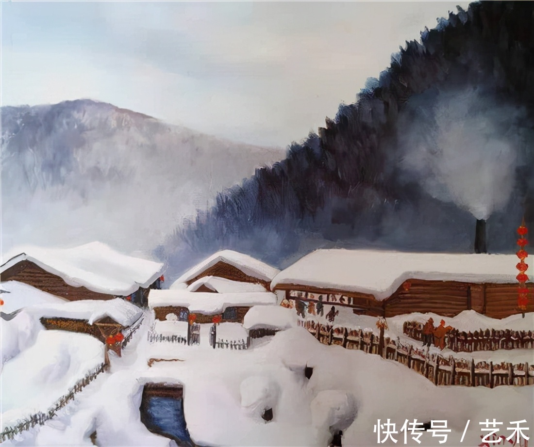 兴凯湖畔|费德英(费鸿)——国家一级美术师作品欣赏