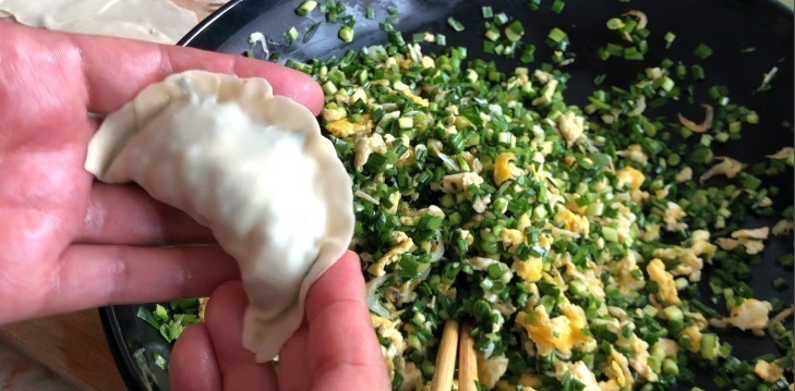 韭菜素馅饺子好吃的秘诀,不加1粒盐,比大虾还鲜,比肉饺子还香