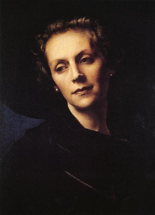 人像&意大利画家 皮埃特罗·阿尼戈尼 Pietro Annigoni 经典油画人像