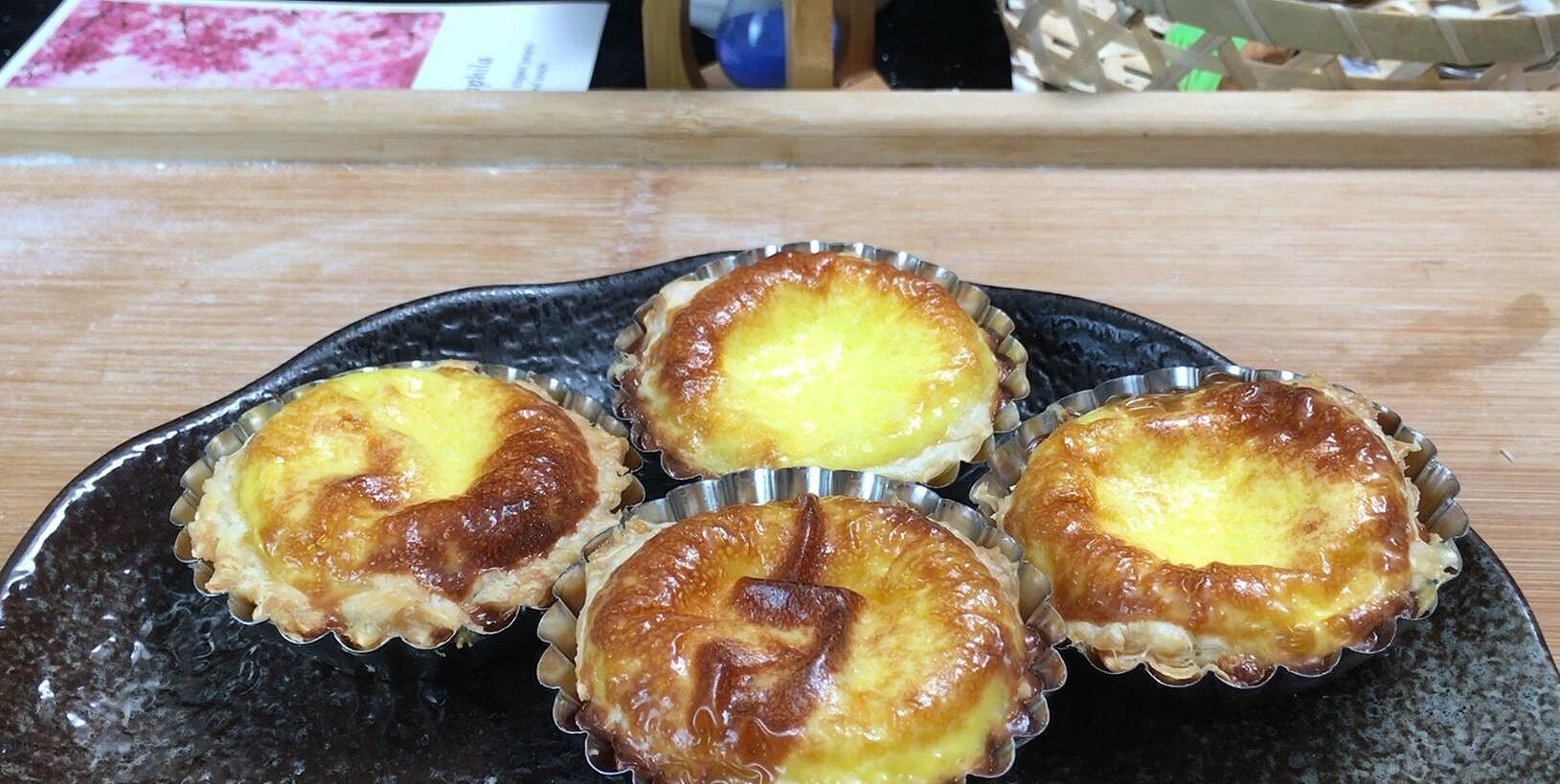  浓郁|超简单手抓饼蛋挞，奶香浓郁,口感超棒,秒杀KFC的味道