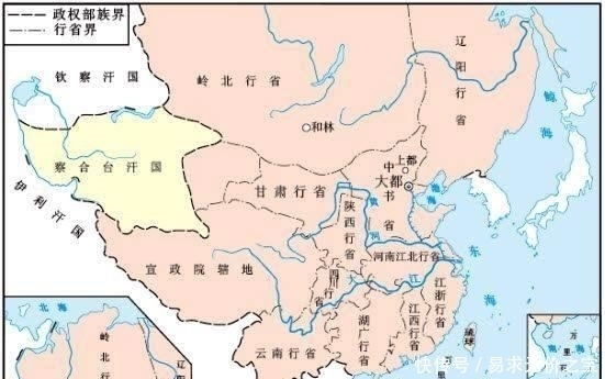 其它朝代都用两种以上颜色画中国古代版图,为何清朝只需一种