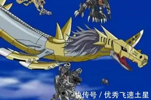 海龙兽|数码宝贝钢铁海龙兽第一猛将,防御力超高,却不敌祖顿兽的铁锤