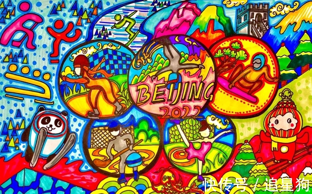 征集$这些冬奥儿童画太秀了!快来找找有没有你的作品|征集