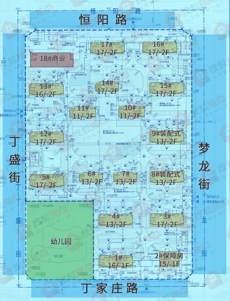 住宅|中铁建花语城二期项目规划公示 拟建17栋住宅及商业、幼儿园