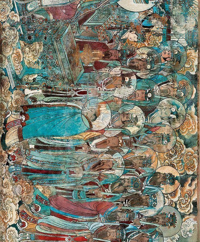 元始天尊#鉴赏|永乐宫壁画里的色彩美学