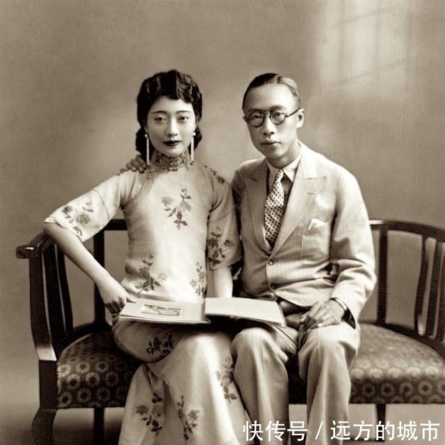 紫禁城|溥仪在紫禁城内的生活剪掉了辫子,帝王气质还在,婉容确实漂亮