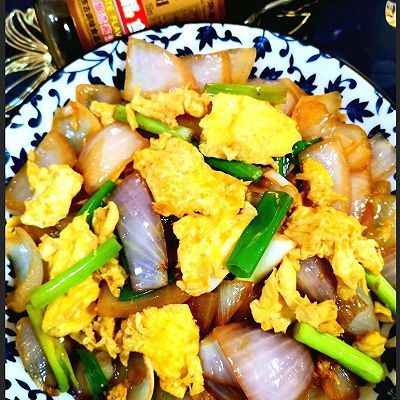 洋葱炒鸡蛋|洋葱炒鸡蛋