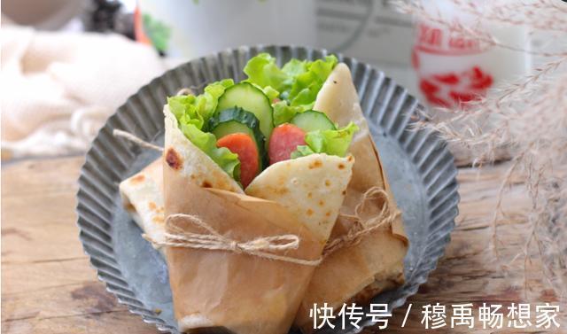 别让主食变得索然无味,试试劲道又弹牙的卷饼,用料少操作简单