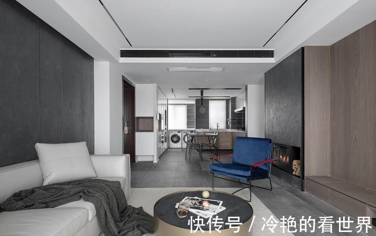 耐看|晒晒花5个月装修的新房，家具已全部到位，灰色瓷砖耐脏又耐看！