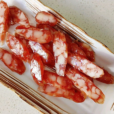 蒜苔|腊肠炒蒜苔