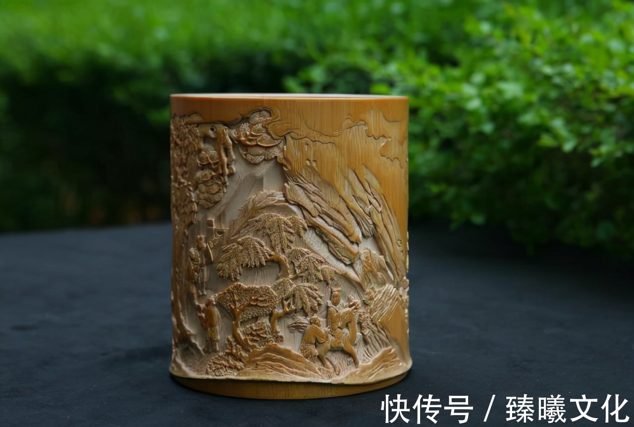 竹刻!臻曦文化|竹刻技艺:因形取势,不多做人工修饰,尽显古朴淡雅