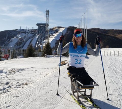 祝你好运|加拿大运动员抵达冬残奥村后首次滑雪：美好的一天