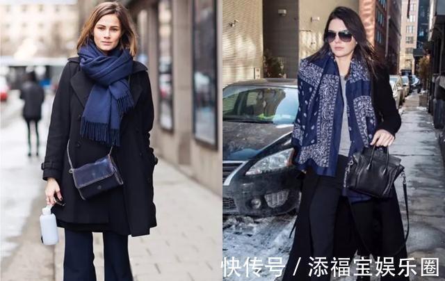 浅色系 冬季搭配要会用“配饰”,各色围巾巧妙运用,秋冬时髦感倍增