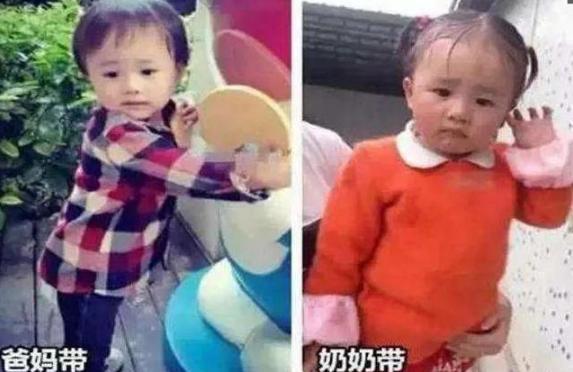 爷爷奶奶|双胞胎姐妹,一个乡下奶奶带,一个自己带,3年后差点没认出