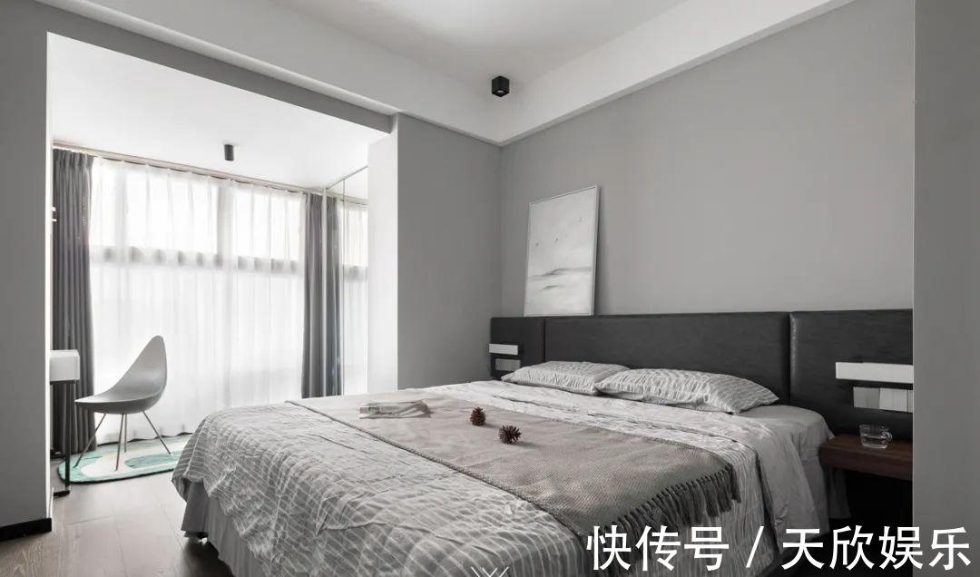 客厅|135㎡现代简约,高级时尚黑白灰,生活舒适而唯美