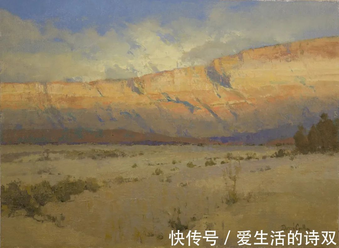 卢伯克$大卫·格里芬的风景油画高清图,放大看,更迷人