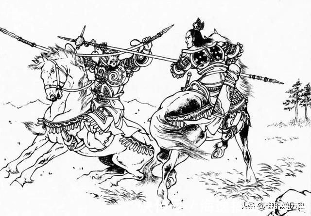 寿章县#故事:一猛将初逢李存孝,十三太保越打越想笑,直接废其双铁,留其性命