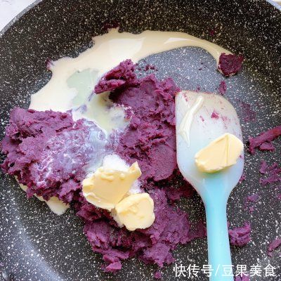 教程|百吃不腻的「缤纷下午茶」 虎皮饽饽-紫薯仙豆糕教程