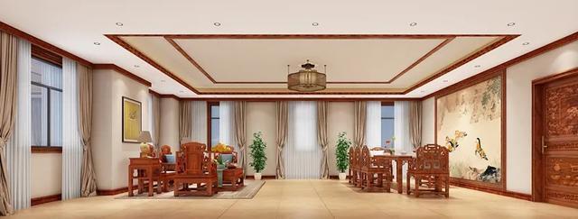 红木|49岁阿姨的315㎡别墅,全屋坚持红木装修,入户古典又气派!