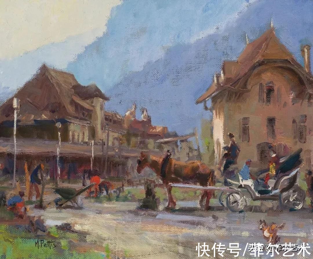 兰迪@她是一位富有表现力的现实主义画家，笔触和色彩让人喜欢不已