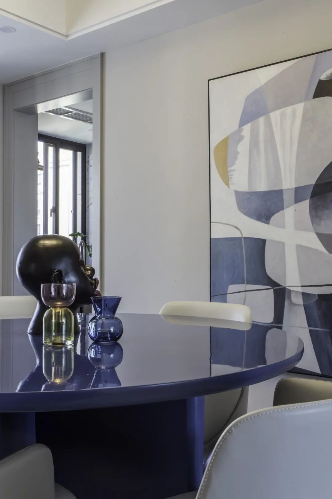 舒适|180㎡浪漫小窝，蓝与粉、灰与白，优雅情趣，轻松舒适