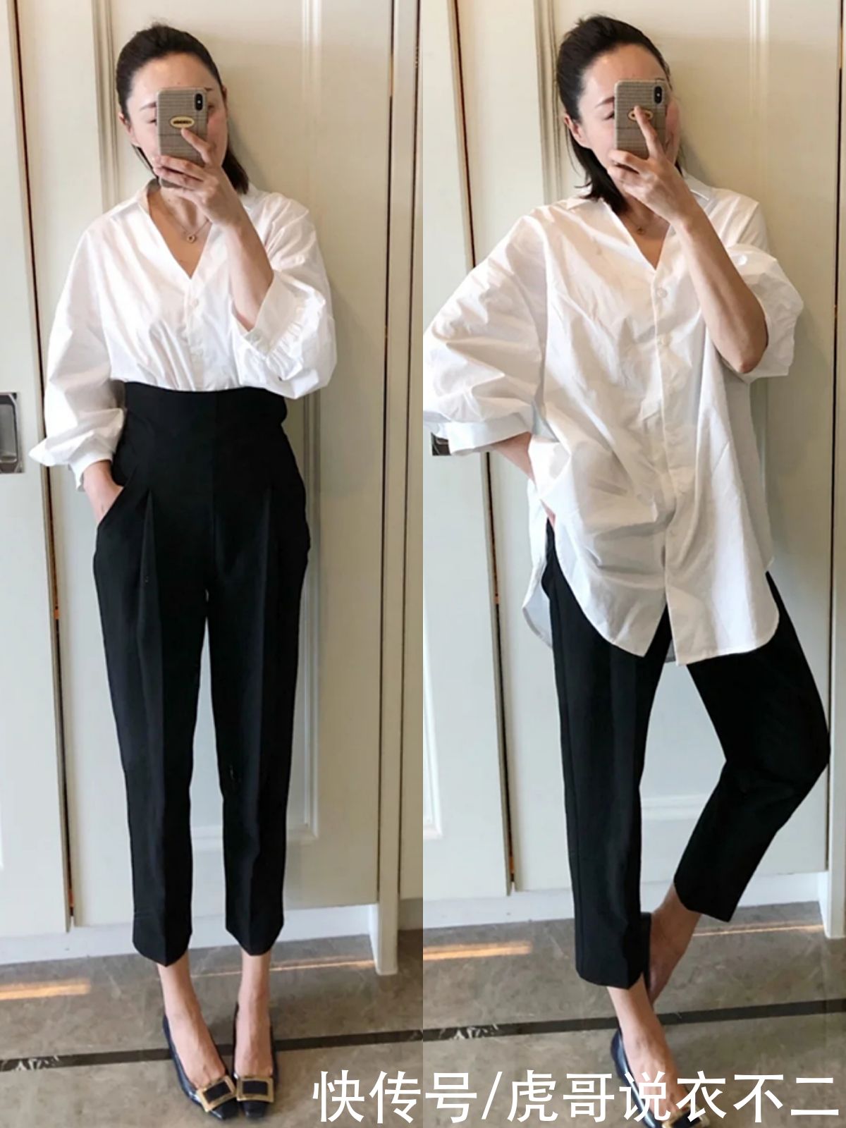 卡其色|40岁女人必备的4款裤装，初夏这么搭显腿长就算了，还很优雅高级
