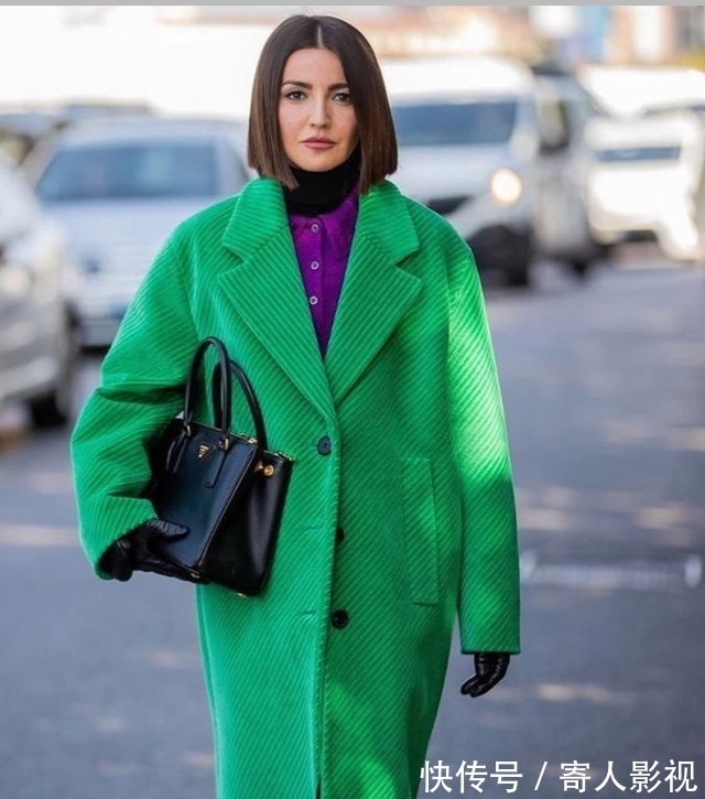 皮毛 冬天的高级感,一件大衣就够了