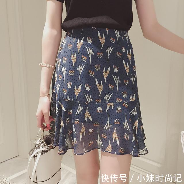 镂空|半身裙这么穿,时尚又漂亮