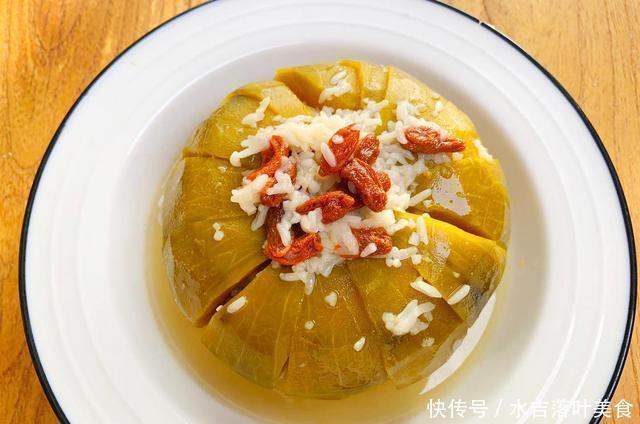 冬天|冬天,南瓜和它是绝配,一泡一蒸香甜软糯,我家女儿点名吃