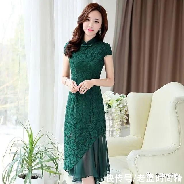 旗袍|甩掉传统连衣裙,穿一件改良的旗袍裙,给人焕然一新的感觉