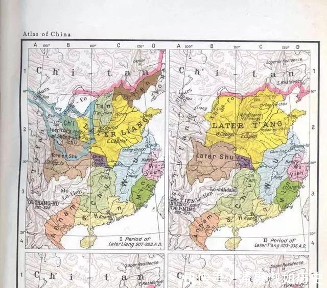 地图|美国哈佛版中国历史地图，与国内版差异大，主要朝代对比