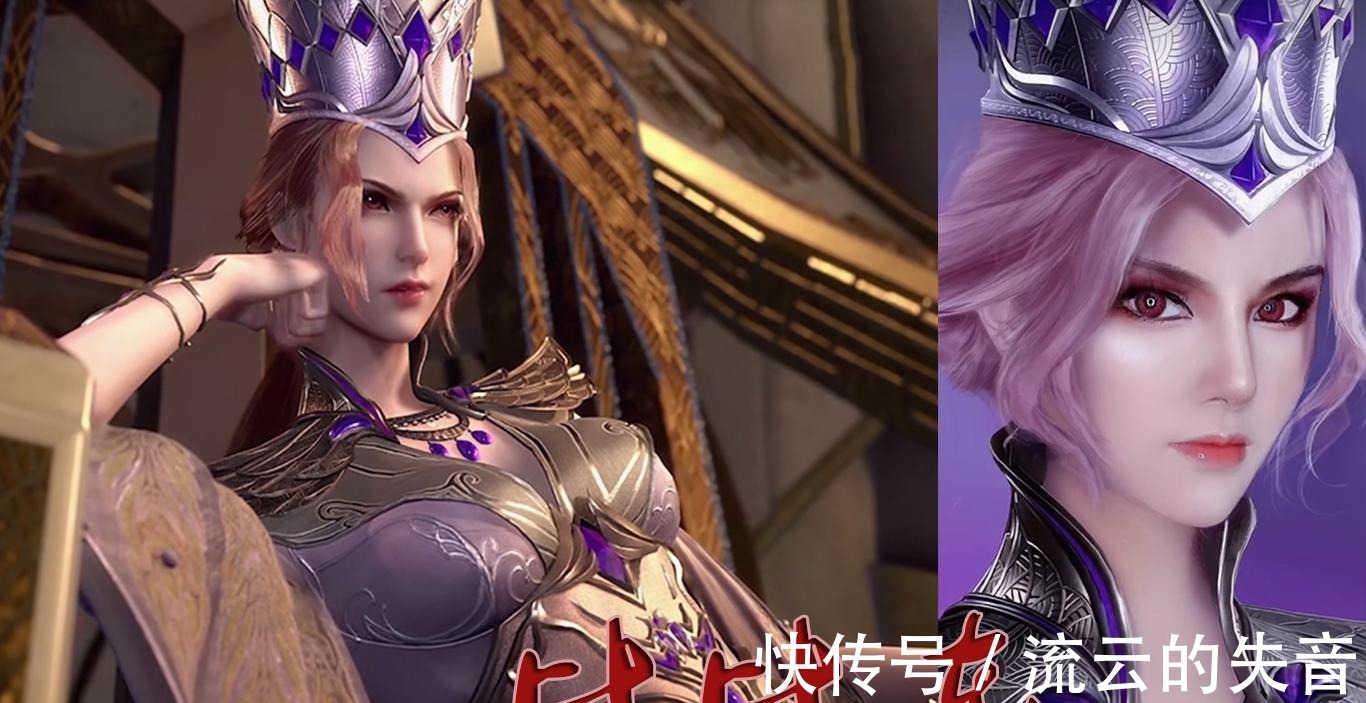 动画版|斗罗大陆仿妆有多强霸气比比东，清纯小舞，瞬间达到破壁效果！