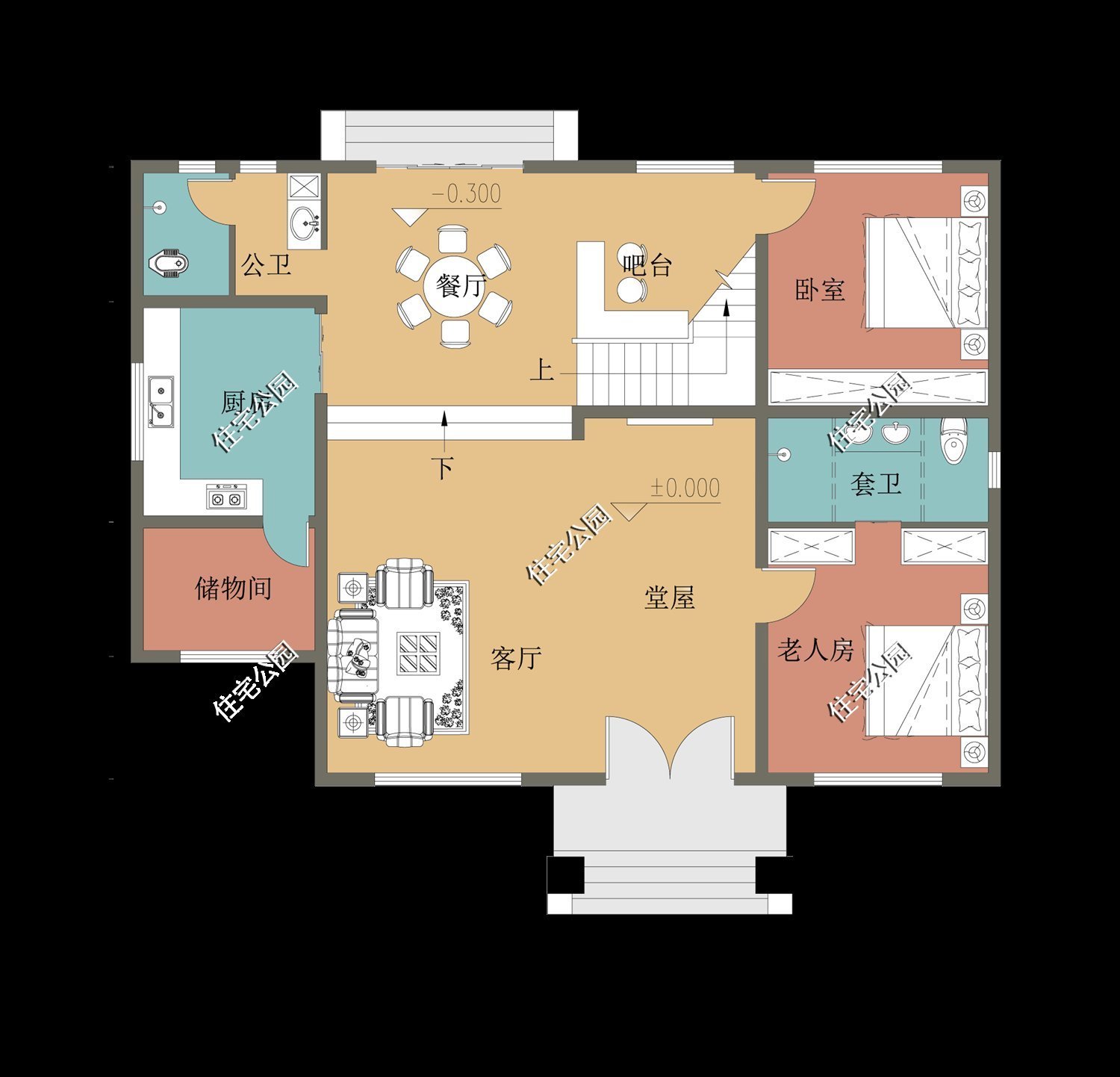 砖混|农村盖房从这10套户型里选吧，每一套都漂亮的没话说，性价比超高