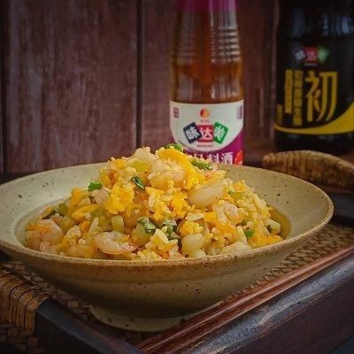 虾仁|人气家常下饭菜虾仁炒饭，一秒征服家人的胃