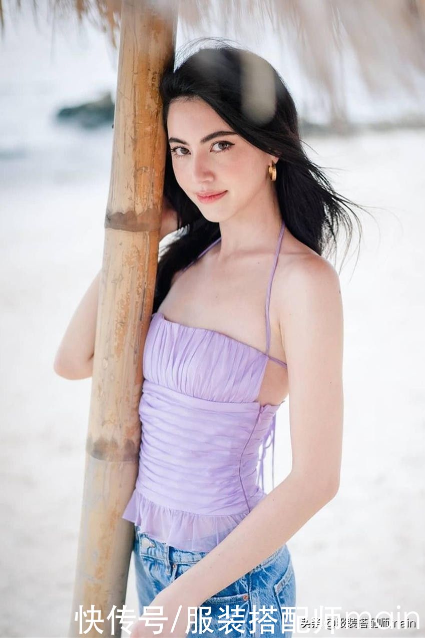 搭配|肉肉女生穿吊带显胖又显壮?那是你没看过这三个搭配思路