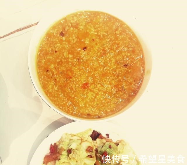 小米|文洋美食小米南瓜粥,清宣肺气!