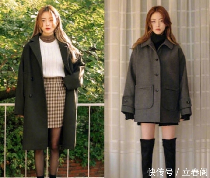 棉袄|冬天如果你穿腻了棉袄,试试这样大衣搭配,不失温暖又给气质加分