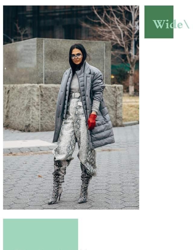 “阔腿裤+靴子”成今冬潮款搭配,高级显气质,不挑身材与年龄