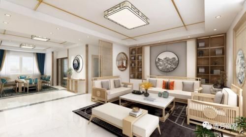 新中式|12×10米二层新中式小别墅,感悟生活的诗意