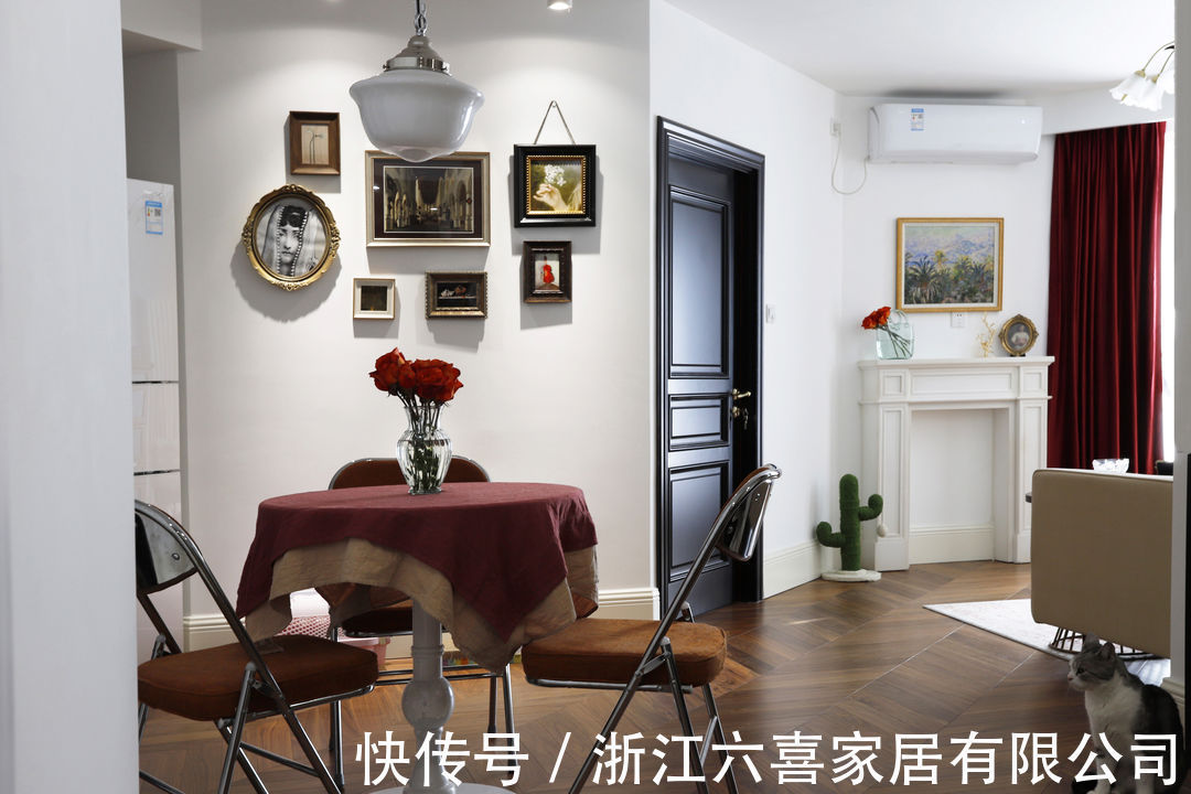 北欧|77平现代北欧法式一室住宅公寓,童话游园会不打烊~