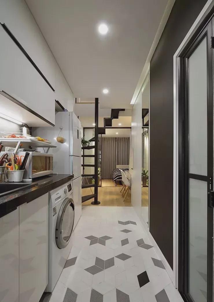 次卧|夫妻买下48㎡带阁楼二手房，装出3室1厅+书房，5口之家太幸福了