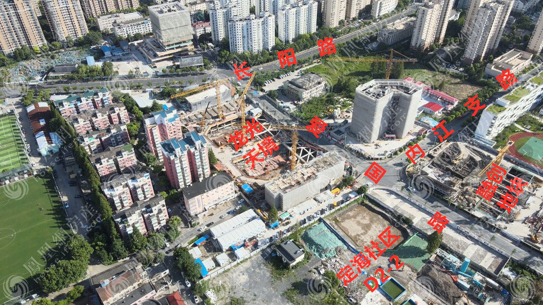 杨浦两宗纯宅地，未来上海市中心的10万+新盘？|赶“集”②| 航拍